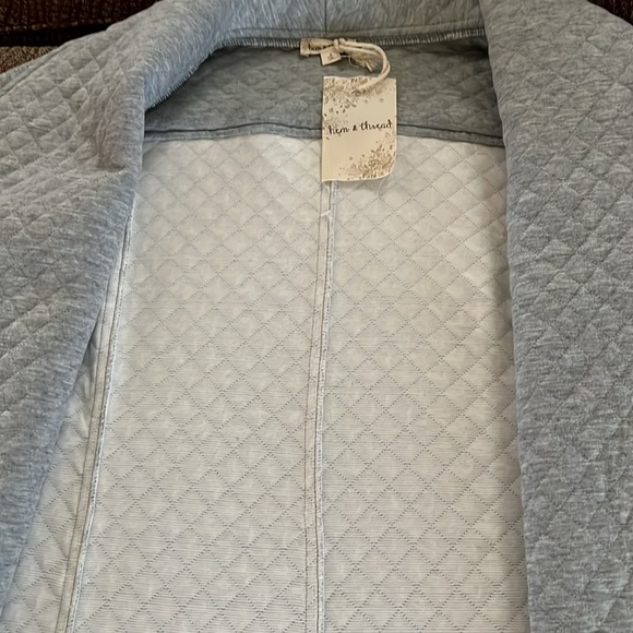 NWT Hem& Thread Quilt pattern Open Front Car Coat - Picture 6 of 6